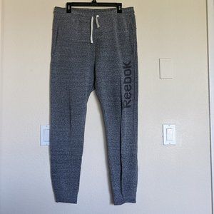 Reebok Fleece Joggers, Size L